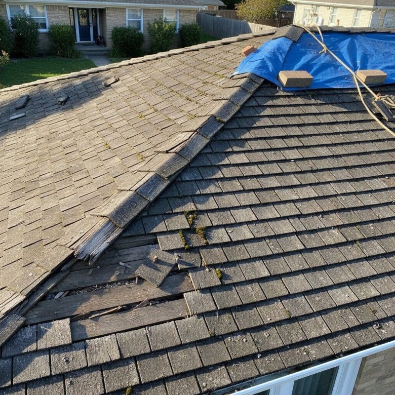 Shake Shingle Repair detail